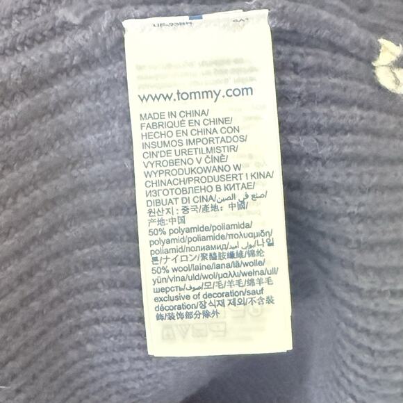 Tommy Jeans Colorblock Cardigan Sweater Men’s XL Wool Blend Red Navy Beige - Picture 6 of 6